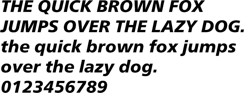 Frutiger Black Font Free Download